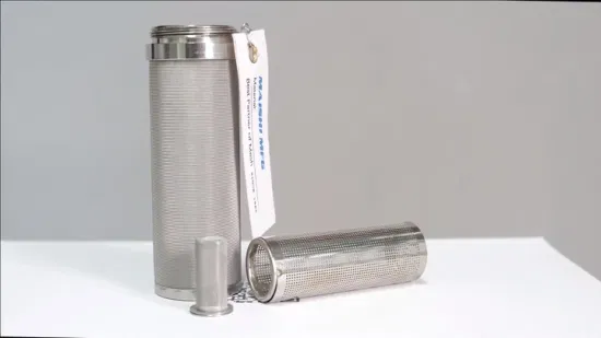 Tubo de filtro de aço inoxidável do cilindro SS304 do filtro Ss201